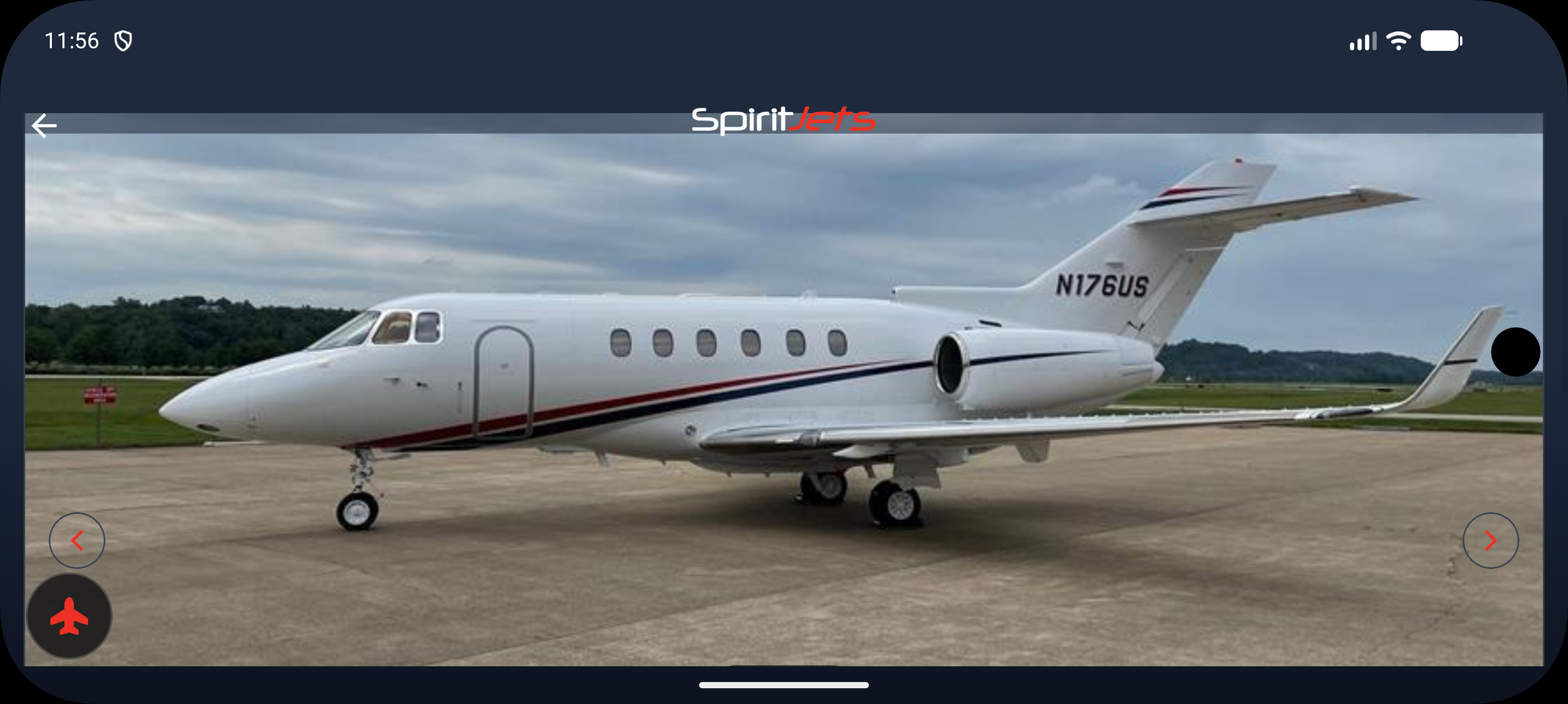 SpiritJets Android trip details